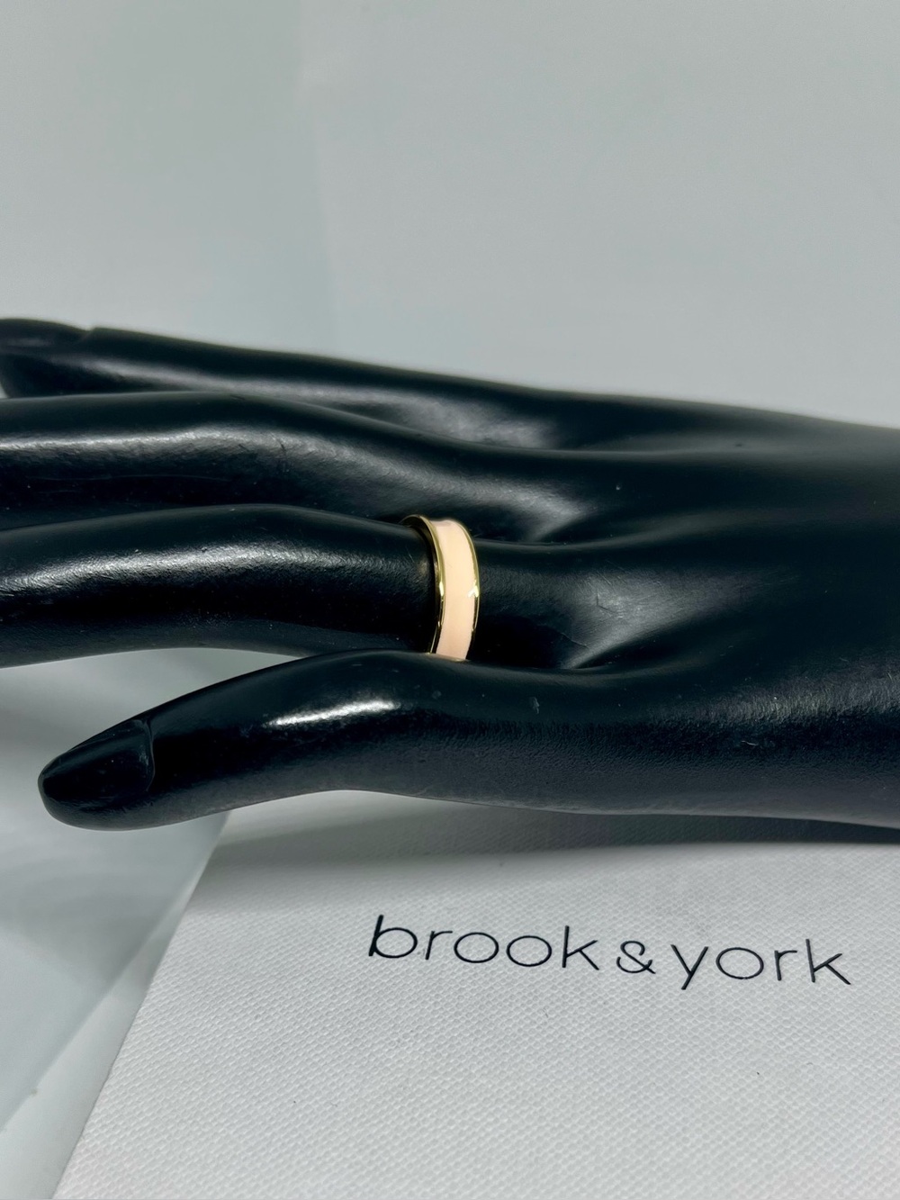 Brook & York Madison Enamel Ring NIB
